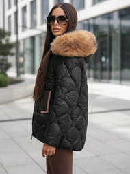 Ženska jakna črna OZONEE O/5M3226/392Z