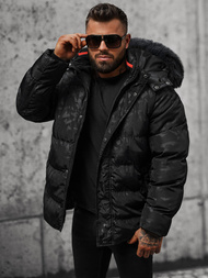 Moška zimska jakna črna OZONEE JS/27M8109