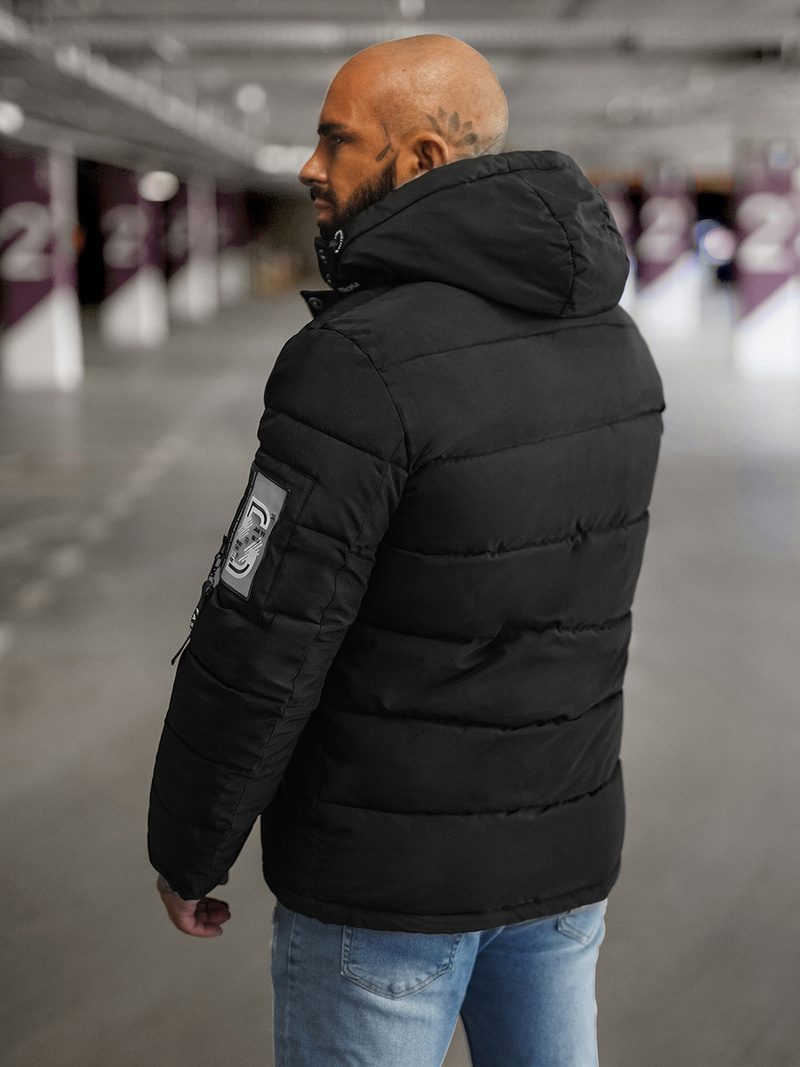 Moška jakna črna OZONEE JS/57M7503/392