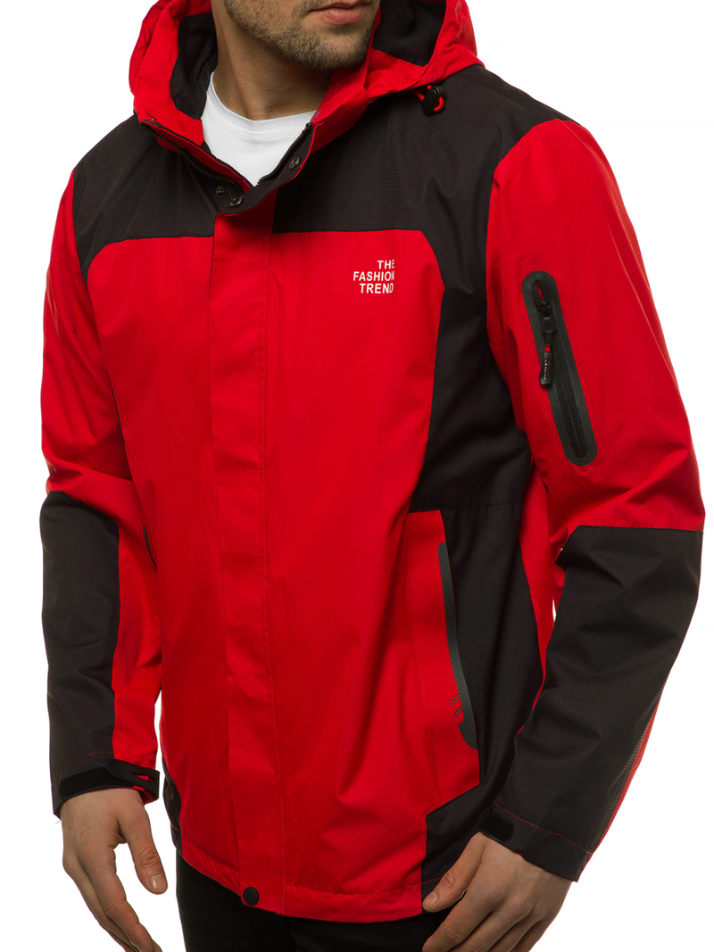 Moška prehodna jakna rdeča OZONEE MG/2512