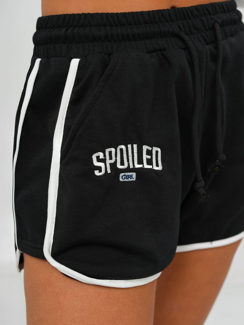 Ženski dvodelni komplet trenirka črno-beli OZONEE JS/M58631AB