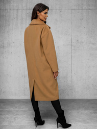 Ženski plašč camel OZONEE JS/11Z8161