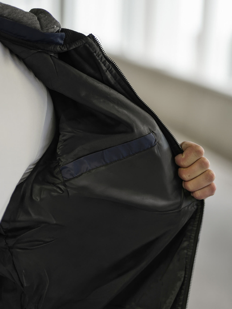 Moška jakna mornarsko modra OZONEE JS/8M986/215Z