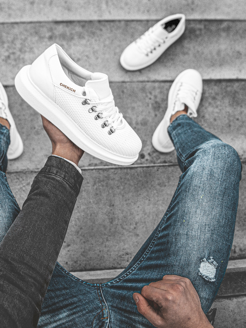 Moške superge bele OZONEE CH/021