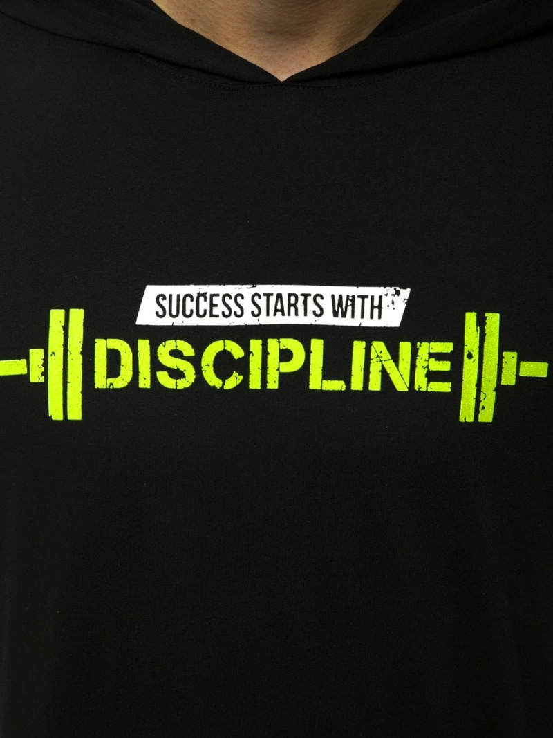 Moška majica brez rokavov črno-rumena OZONEE MACH/M1211