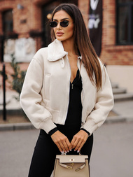 Ženska jakna ecru OZONEE O/81326