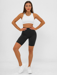 Kratke črne ženske pajkice OZONEE JS/17K583/3