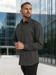 Moška srajca črna OZONEE V/V184