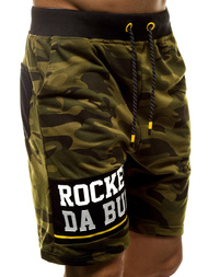 Moške kratke hlače zelene OZONEE JS/KK300161