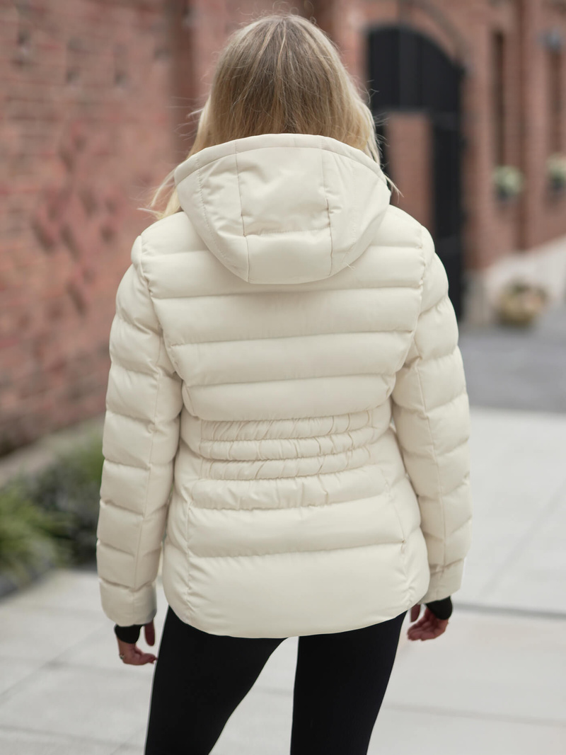 Ženska zimska jakna ecru OZONEE JS/M769/281Z