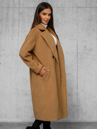Ženski plašč camel OZONEE JS/11Z8161