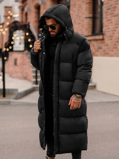 Moška zimska jakna črna OZONEE O/M3202Z