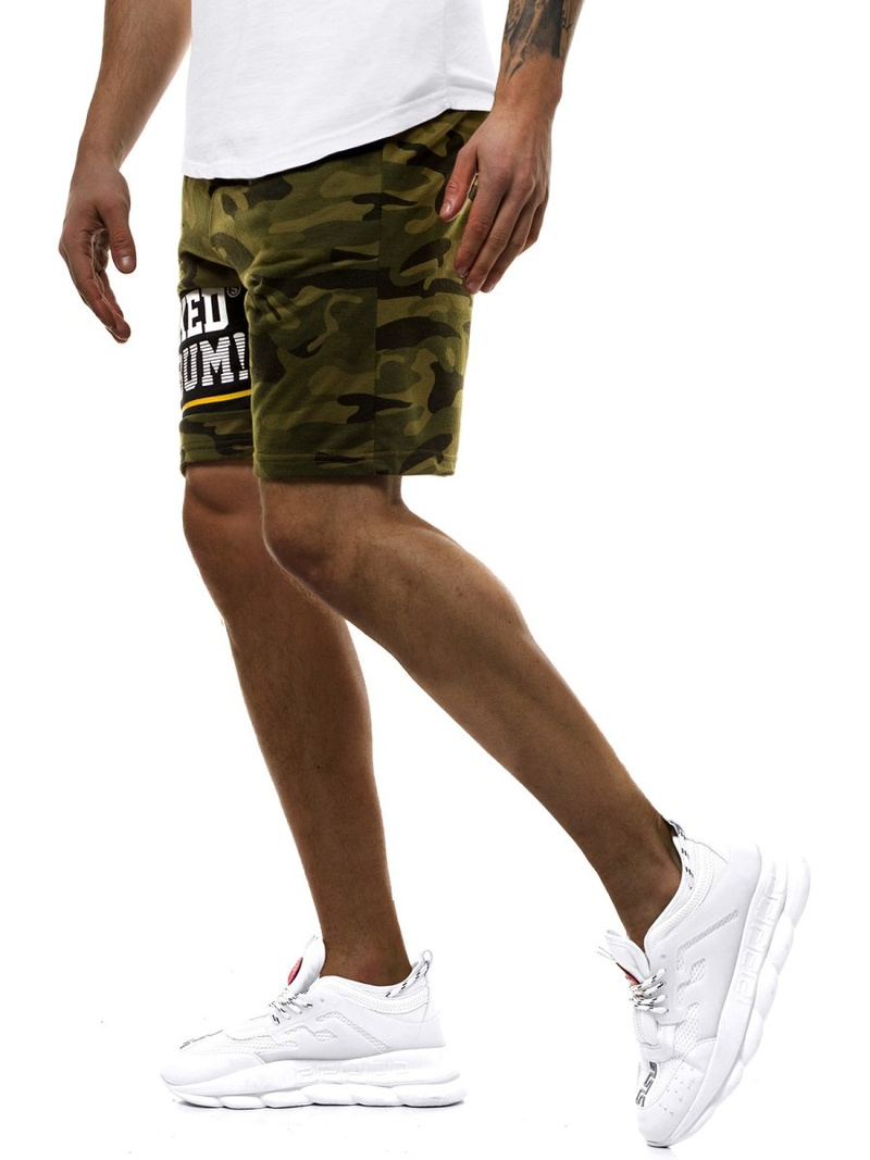 Moške kratke hlače zelene OZONEE JS/KK300161