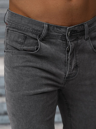 Moške kavbojke grafitne OZONEE NB/MP0192GS