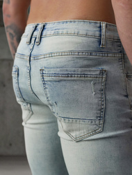 Moške kavbojke Svetlomodre OZONEE O/EM8889