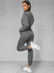 Ženski dvodelni komplet trenirka grafitni OZONEE JS/8C78/5