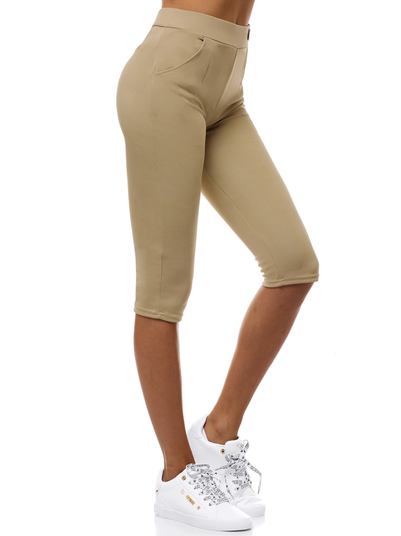 Ženske kratke pajkice bež OZONEE JS/1027/B8