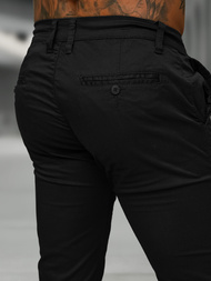 Moške Hlače Črne OZONEE BL/SK222/1