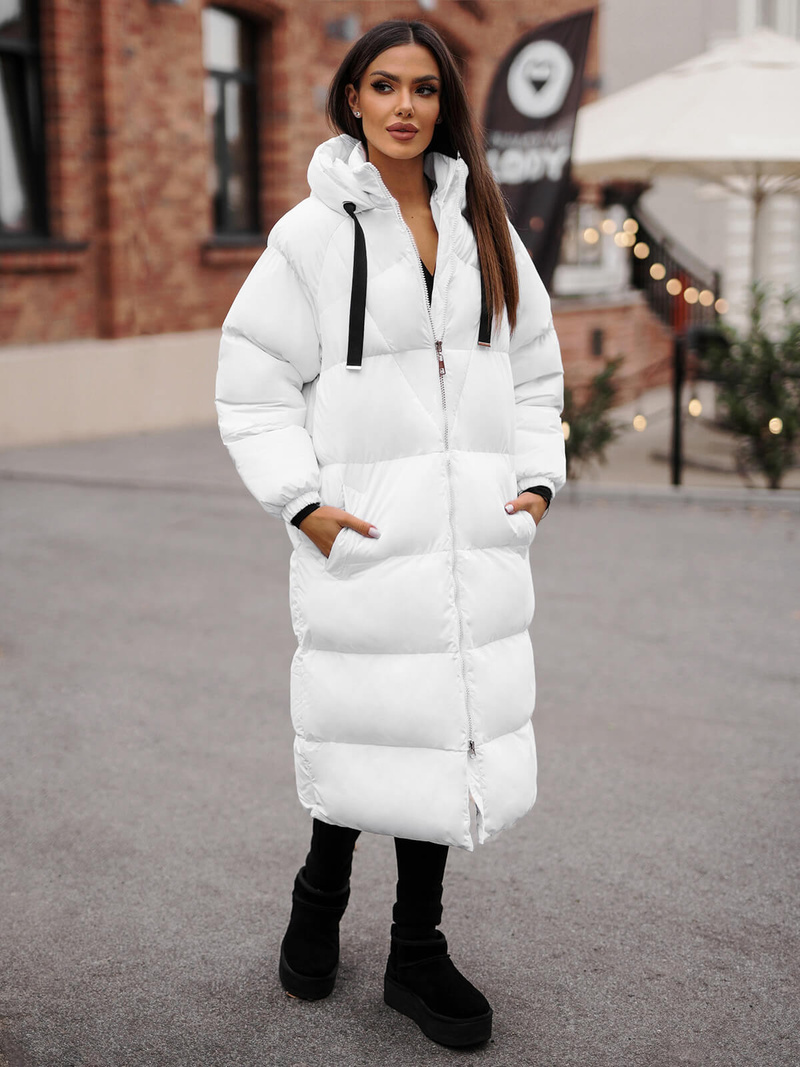 Ženska jakna bela OZONEE JS/5M3163/281Z