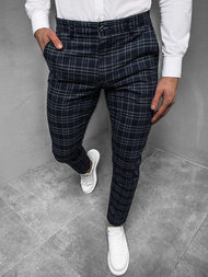 Moške kratke jeans hlače modre OZONEE DJ/5508