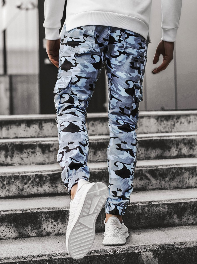 Moške hlače jogger modre OZONEE A/404