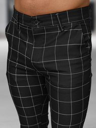 Moške hlače chino črne OZONEE DJ/5505Z