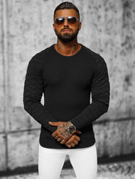 Moški pulover črni OZONEE L/2486Z