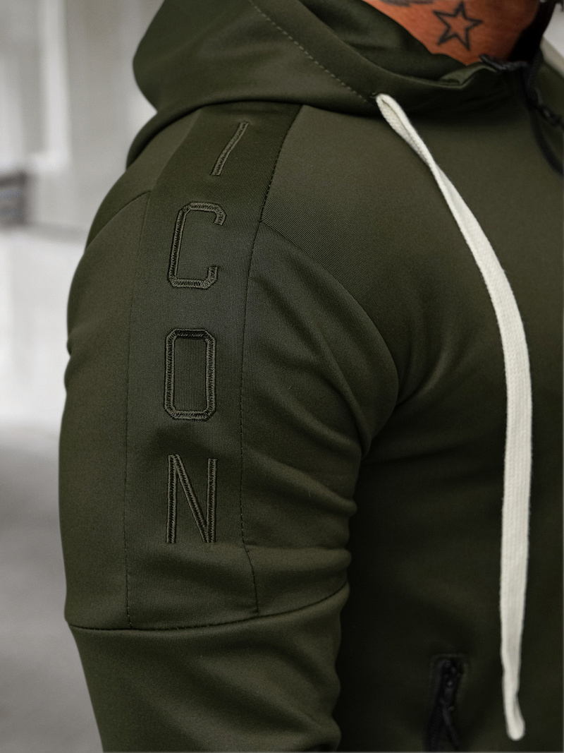 Moška trenirka kaki OZONEE O/LN11760