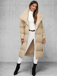 Ženska zimska jakna bež OZONEE JS/M737/62Z