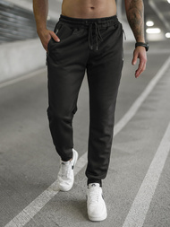 Moške športne hlače črne OZONEE JS/17K1998/3