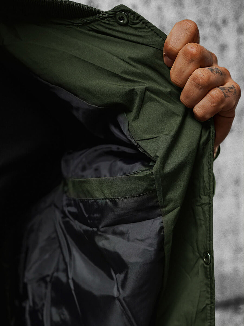 Moška jakna zelena OZONEE JS/84M3020/136