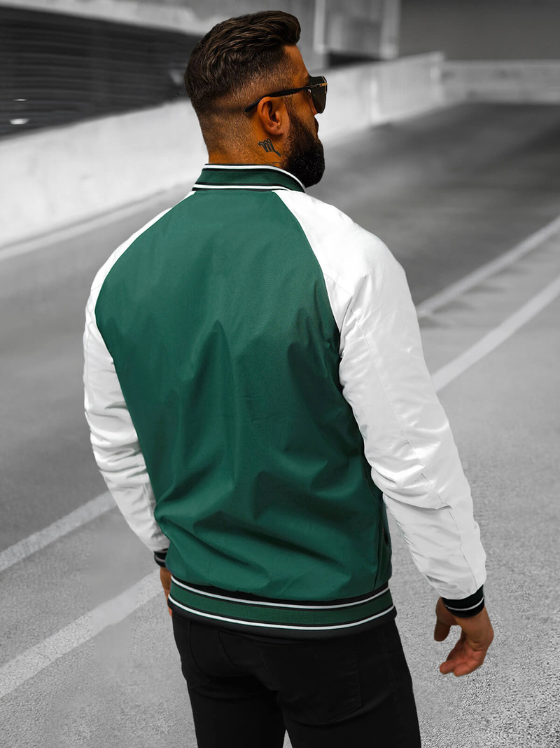 Moška prehodna jakna zelena OZONEE JS/84M3011/238