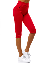 Ženske kratke pajkice rdeče OZONEE JS/1027/E5