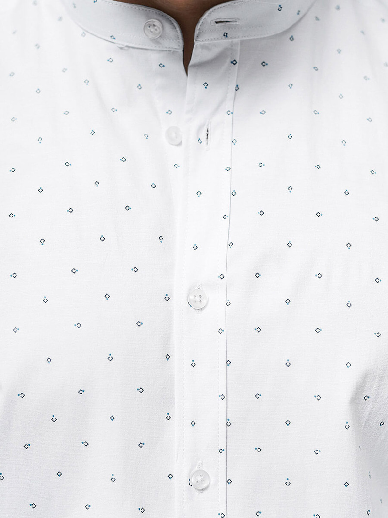 Elegantna moška srajca bela OZONEE O/V21