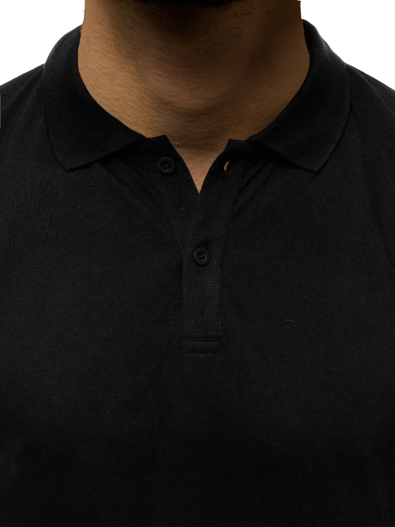 Moška polo majica črna OZONEE JS/GD01Z