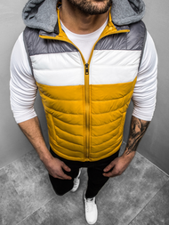 Moški brezrokavnik rumeni OZONEE N/6105Z