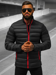 Moška prehodna jakna črna/2 OZONEE JB/JP1111