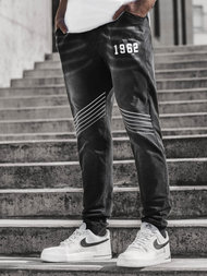 Moške hlače jogger črne OZONEE JS/KK1103