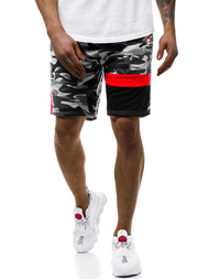 Moške kratke hlače sive OZONEE JS/KK300160