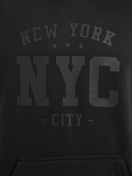 Moška jopa s kapuco črna OZONEE JS/8B1971/3