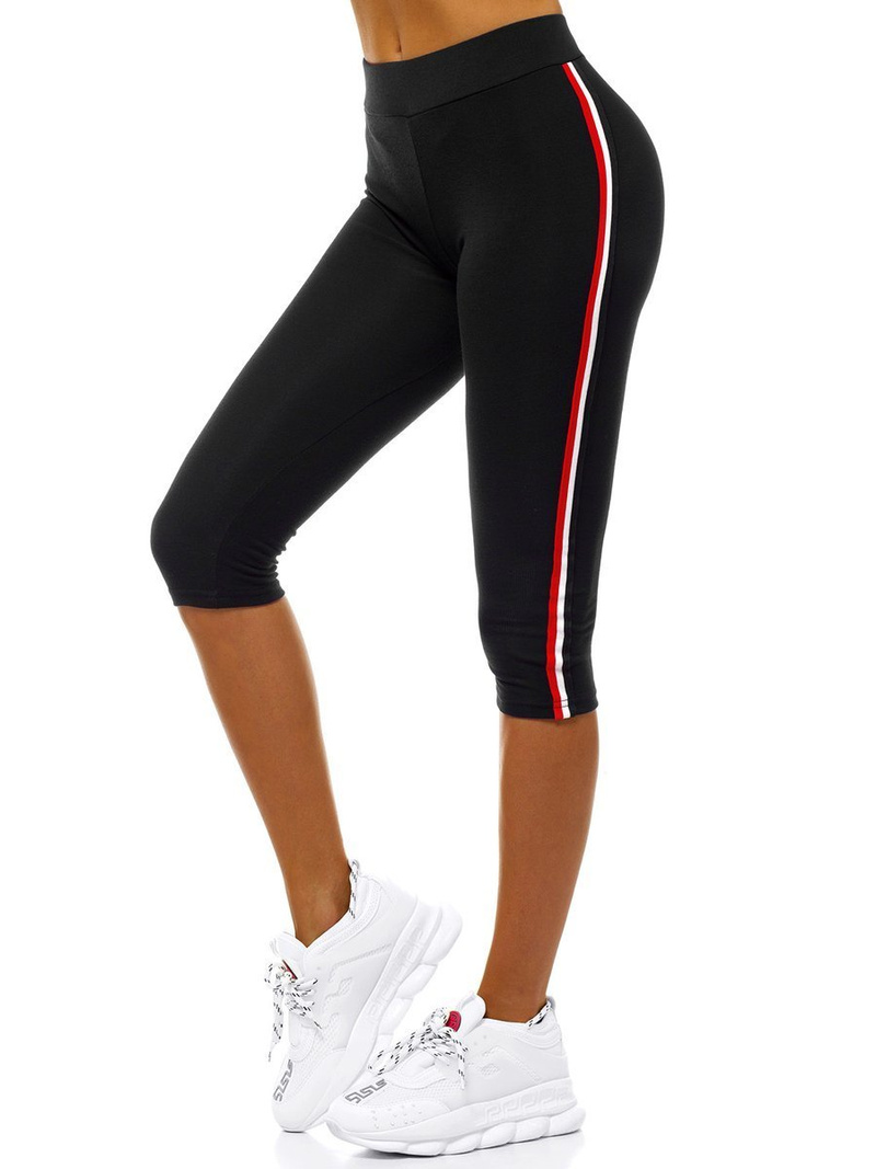 Ženske kratke pajkice črne OZONEE JS/1037/B1