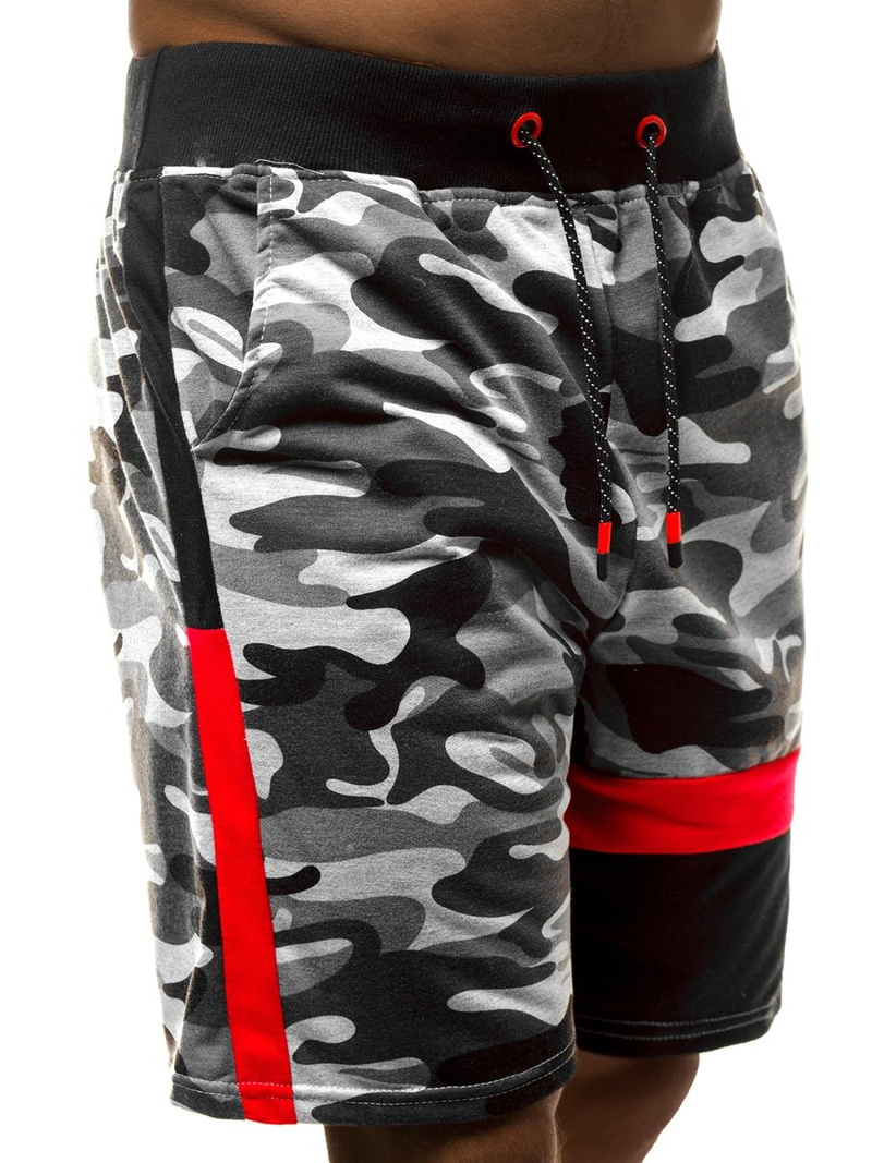 Moške kratke hlače sive OZONEE JS/KK300160