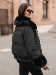 Ženska zimska jakna črna OZONEE O/H833