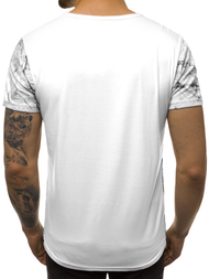 Moška majica bela OZONEE JS/SS10925