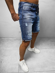 Moške Kratke Jeans Hlače Temno Modre OZONEE NB/MP0035BS