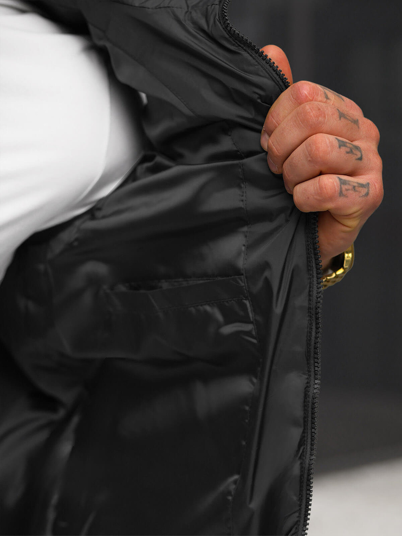 Moški brezrokavnik črni OZONEE JS/31M5065/392