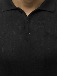 Moška polo majica črna OZONEE L/2495