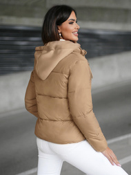 Ženska jakna svetlo bež OZONEE JS/16M9187/158Z