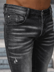 Moške Kavbojke Črne OZONEE NB/MP0070N