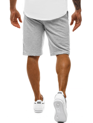 Moške športne kratke hlače sive OZONEE MAD/2923
